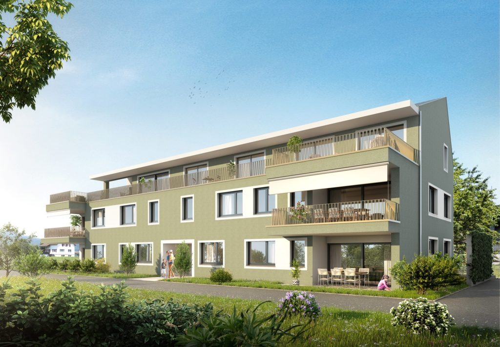 Neubauprojekt AVA - Kriessern - Architektur Visualisierung
