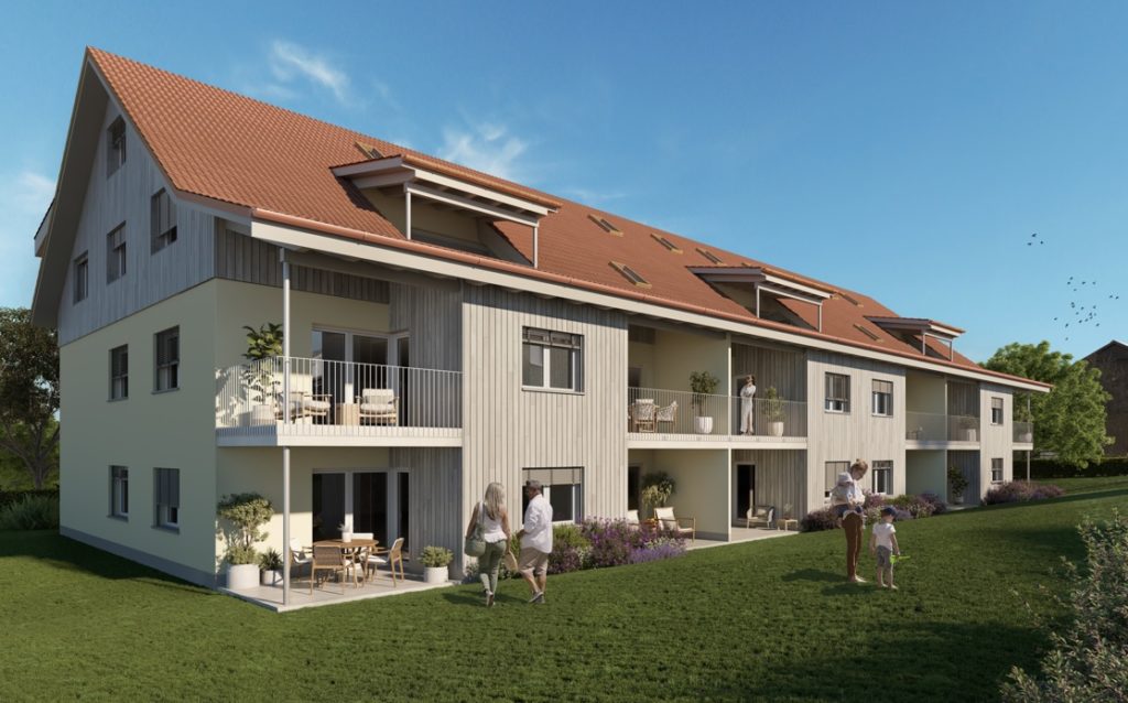 Neubau 2 MFH mit 16 Wohneinheiten - Aristau Grindelstrasse