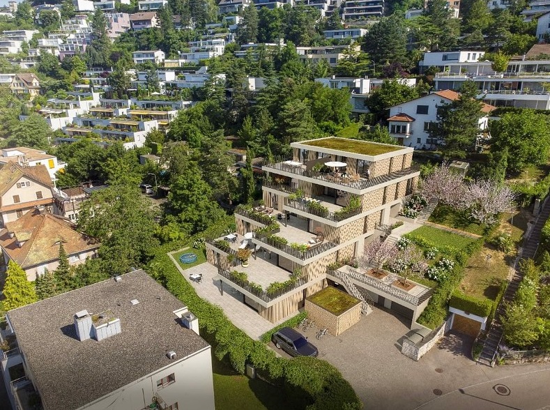Neubau Terrassenhaus mit 5 Wohneinheiten - Wettingen, Schartenrainstr. 3