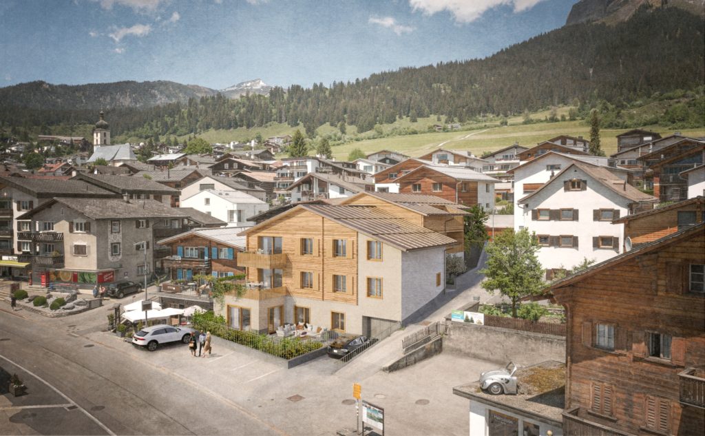 Neubau Casa Dado - Wohnen in Flims Dorf - Aussen