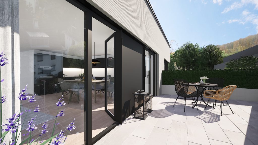 WOHNEN IM GRÜNEN - W2 Terrasse