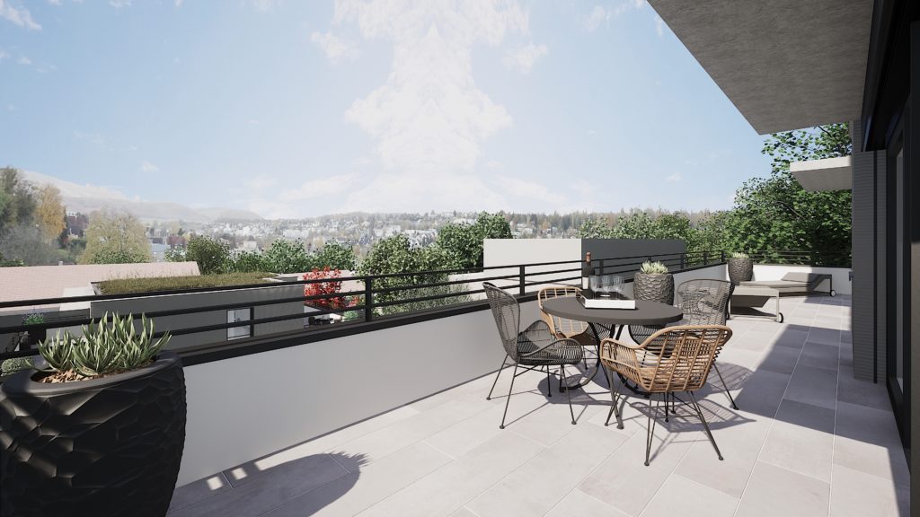 WOHNEN IM GRÜNEN - W3 Terrasse