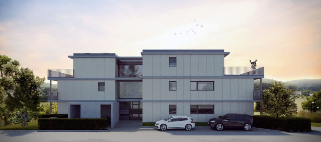 Neubau Rebhalde Lenzburg - Umgebung Brunnmattstrasse 30 Norden