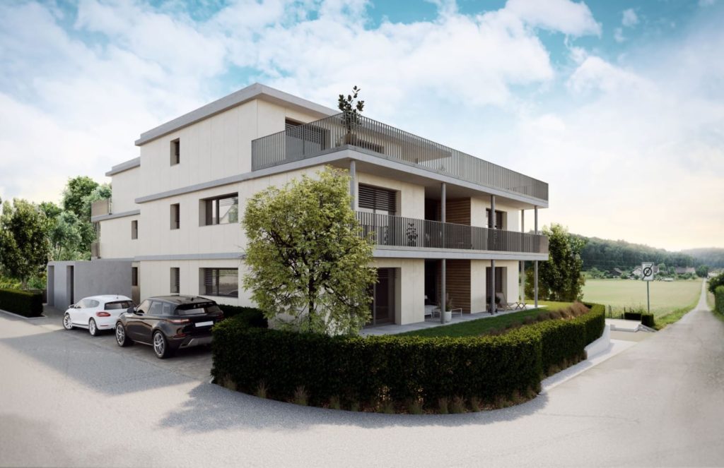 Neubau Rebhalde Lenzburg - Umgebung Brunnmattstrasse 30 Westen