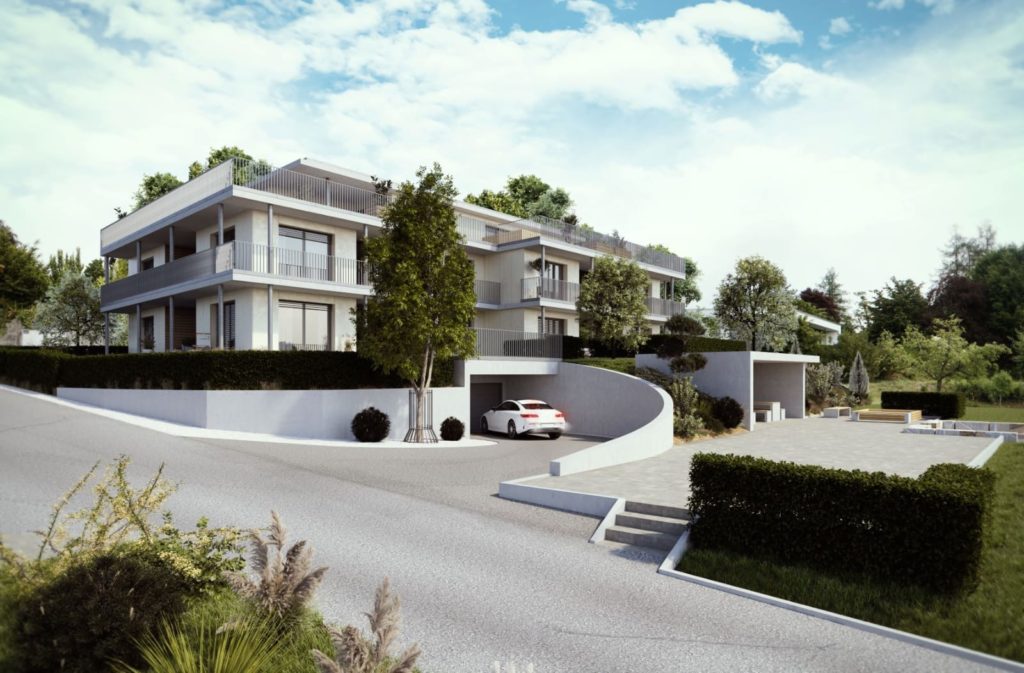 Neubau Rebhalde Lenzburg - Umgebung Brunnmattstrasse 30 Süden