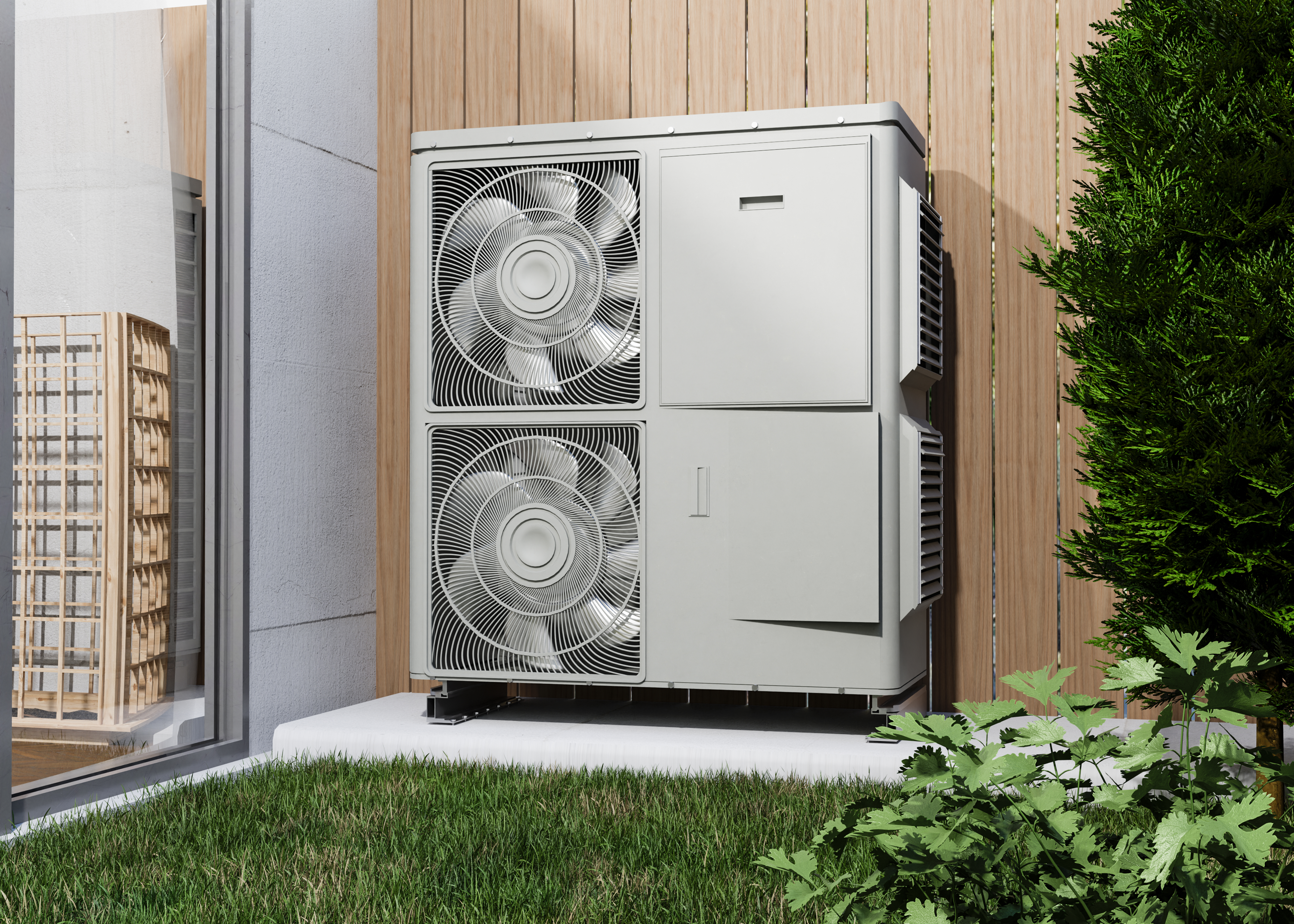 close-up-heat-pump-outside-home