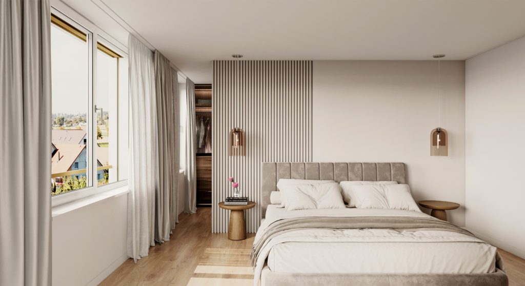 Moderner Neubau im Dorfkern von Seuzach - Innenansicht WHG 102