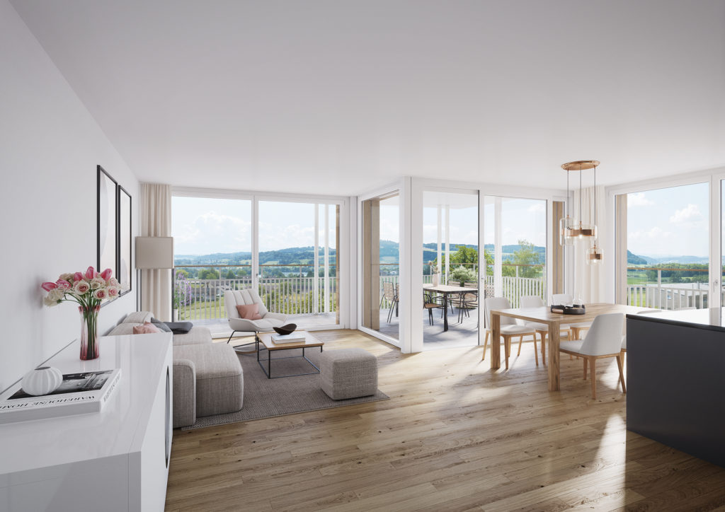 am-wiberg - attraktive 4,5-Zimmer-Attikawohnung neben der Stadt Sursee - Bild 2