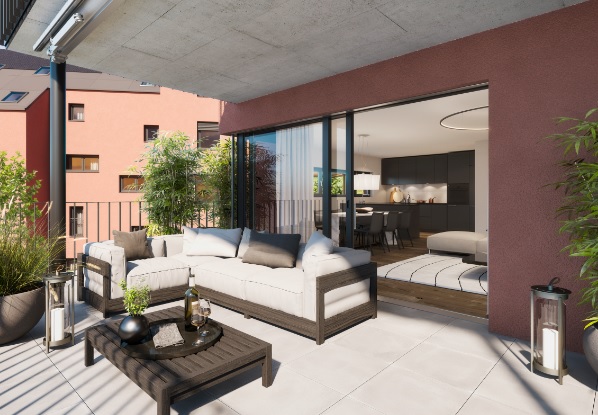 grosszügige 4.5 Zimmer-Wohnung - Bubikon, Friedheimstrasse 1,3. Balkon
