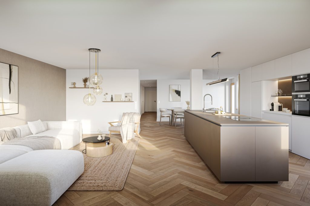 Neubau exklusive 3.5-Zimmer-Dachmaisonettewohnung in Birchwil - Innenansicht