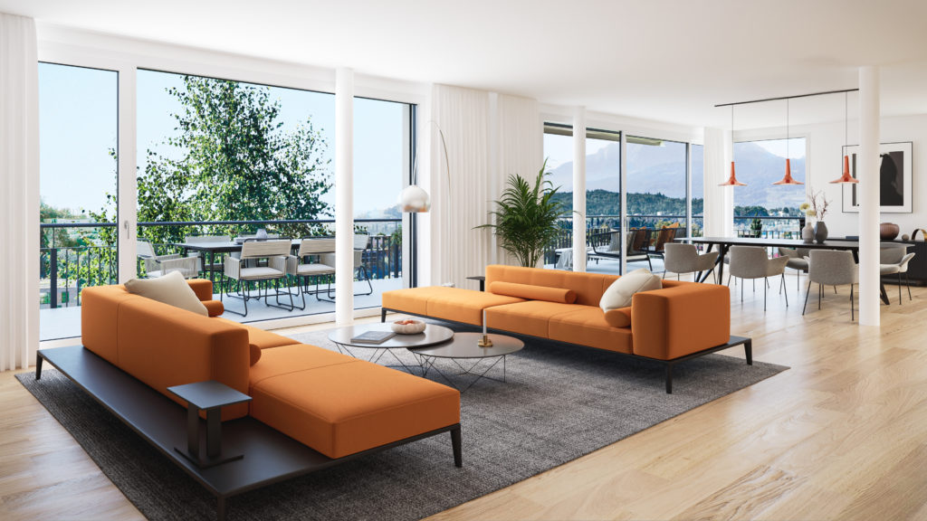 LUXE 13 - Luzern - Wohnung 1. OG - Wohnzimmer