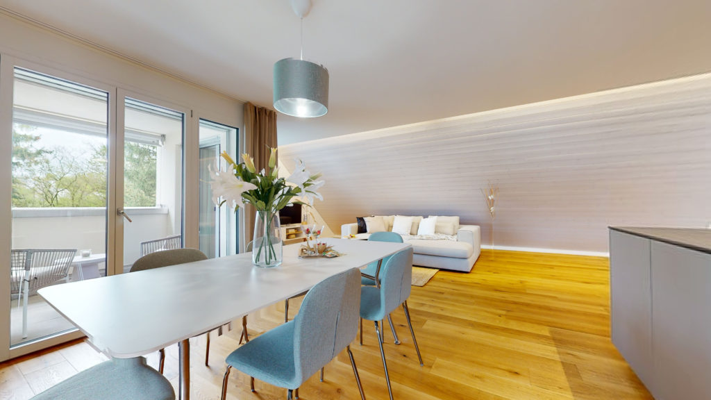 4.5-Zimmer-Maisonettewohnung im 1. + 2. DG - Essbereich