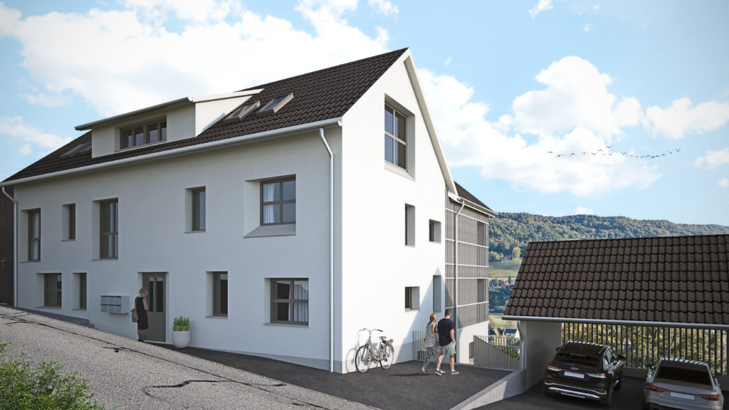 Neubau - Eigentumswohnungen in Rorbas - Aussenansicht
