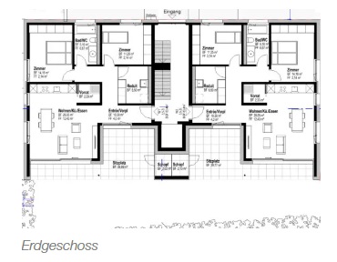 gemütliche 3.5 Zimmer-Gartenwohnung - Russikon,