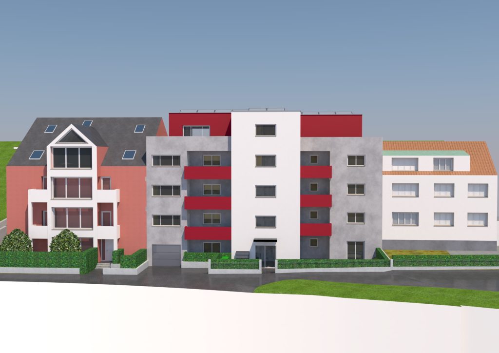 Neubau von 10 Mietwohnungen an zentraler Lage - Visu Römergarten
