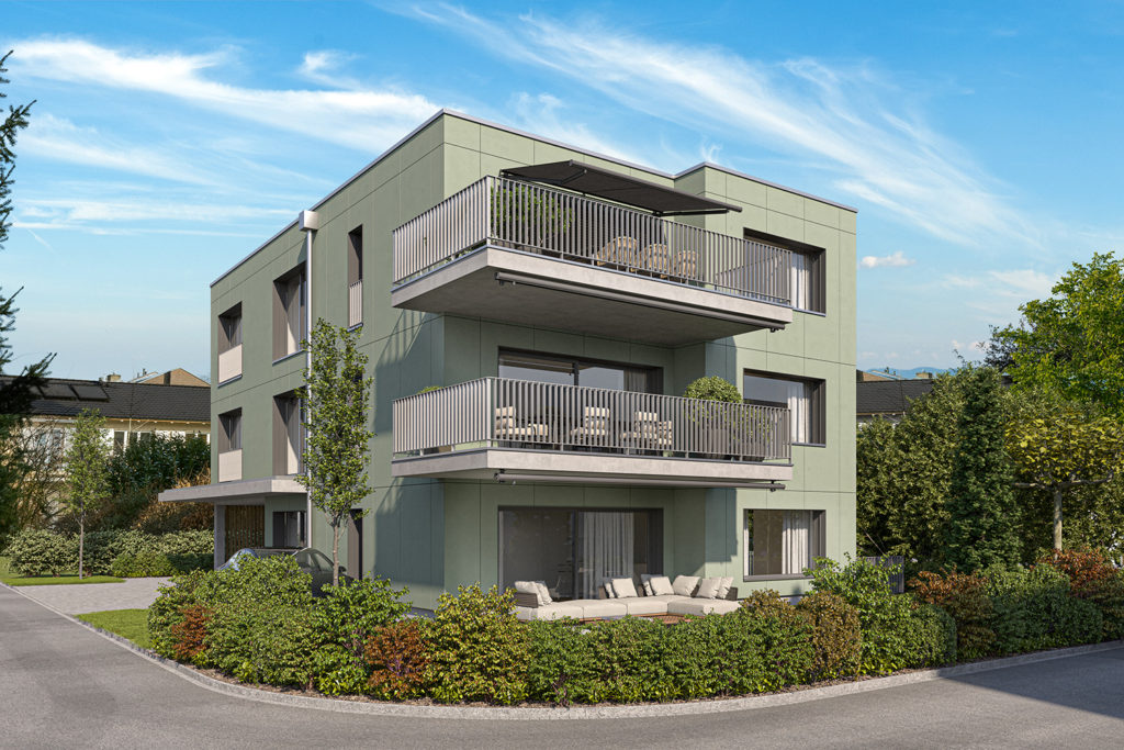 «Siedlungsweg» Wettingen – Maximale Lebensqualität - Aussenvisualisierung