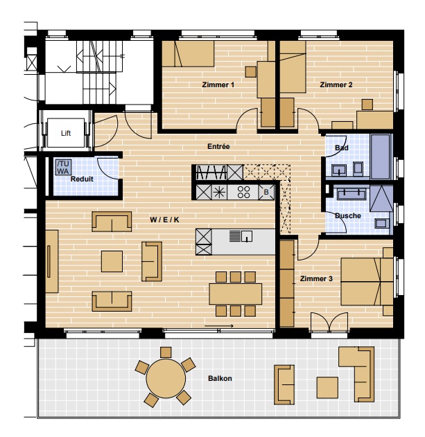 attraktive 4.5 Zimmer-Wohnung - Bild 2