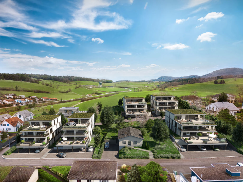Herznach: Attraktive Eigentumswohnungen - Aussenvisualisierung 1