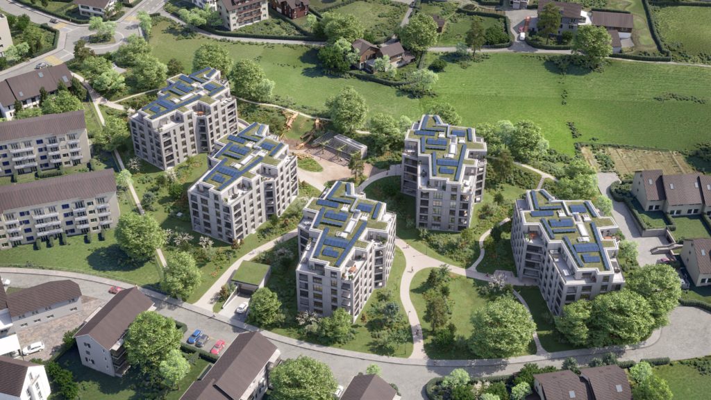 Neubauprojekt "IM ZELG" USTER - Aussenvisu