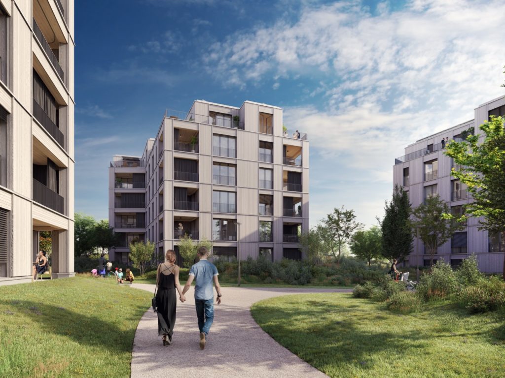 Neubauprojekt "IM ZELG" USTER - Aussenvisualisierung