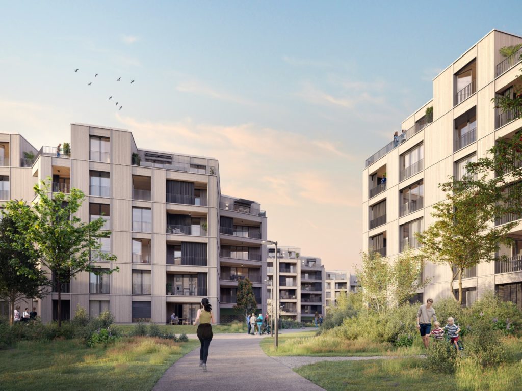 Neubauprojekt "IM ZELG" USTER - Aussenvisualisierung