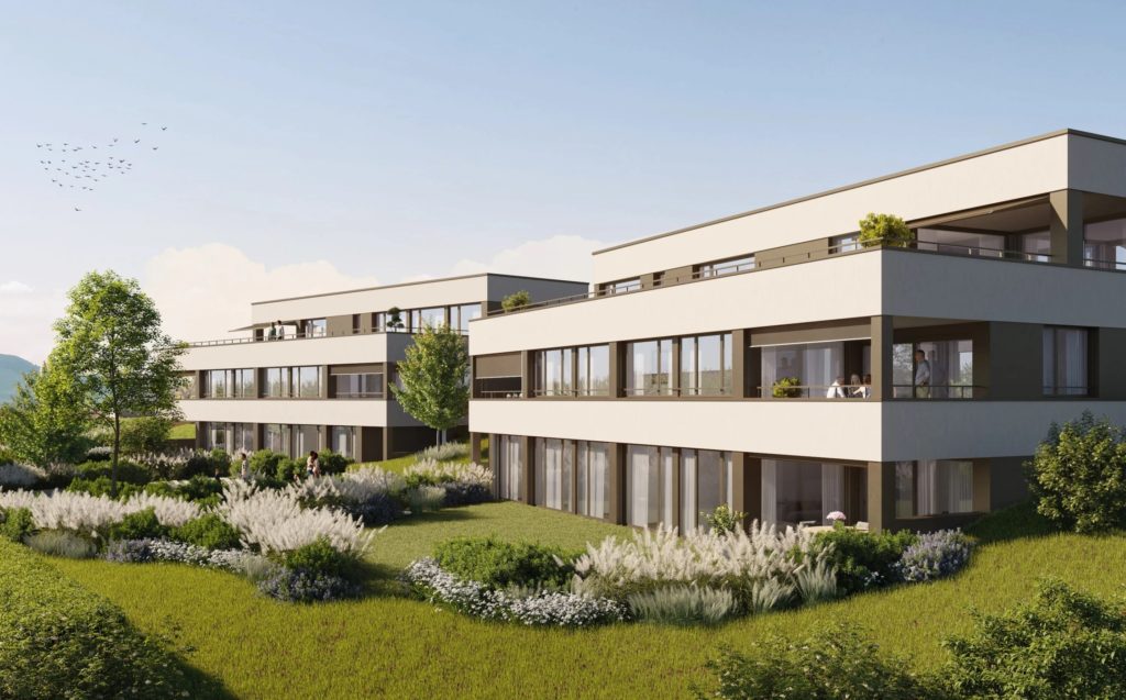 Neubauprojekt mit hochwertigen Eigentumswohnungen - Aussenansicht