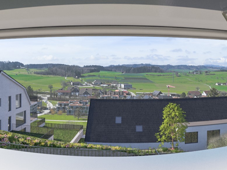 DuoVivo - Wohnen über den Dächern von Aesch ZH - Aussicht 101A