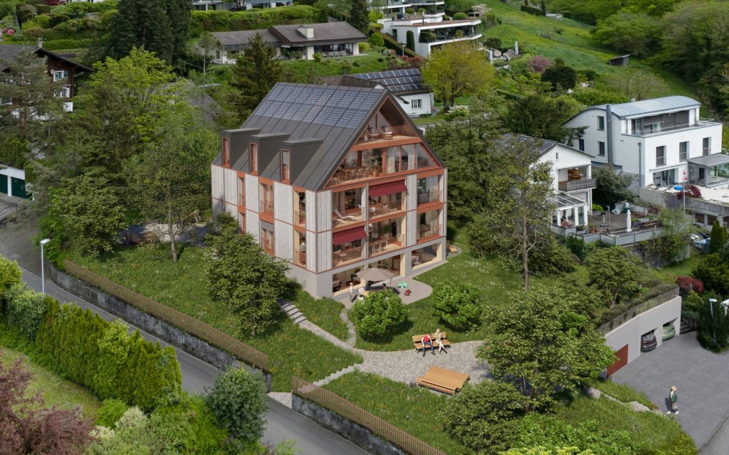 Villa am Weinberg - Erlenbach - Vogelperspektive
