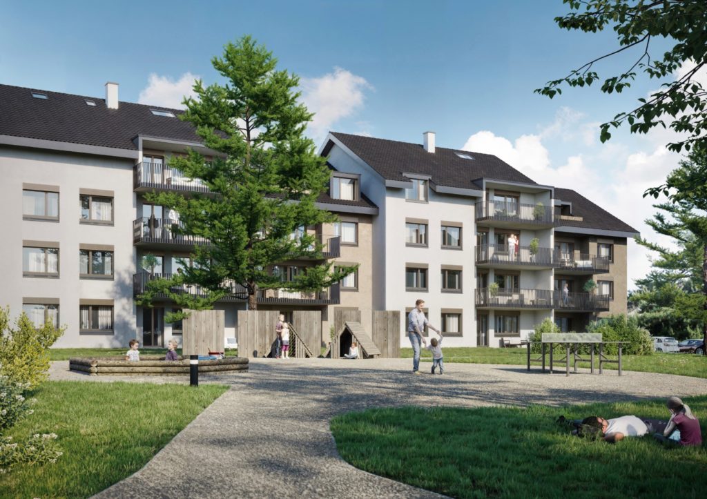 Neu renovierte 5.5-Zimmer-Mietwohnung an Toplage! - BS-00293_Im_Sprangle_Bassersdorf_Exterior (2)