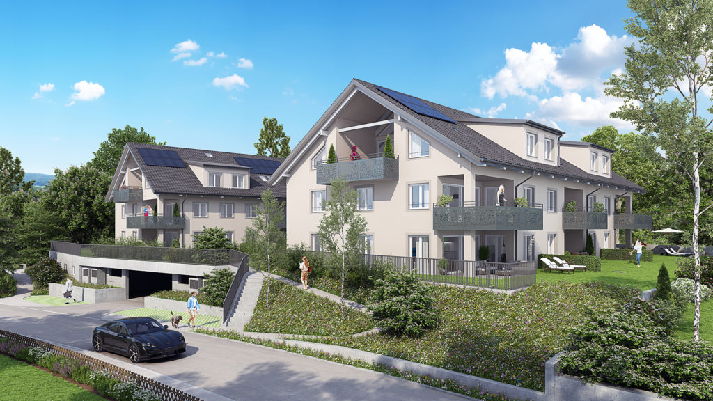 Attraktive Wohnung im 1. Obergeschoss in idyllischer und ruhiger Lage - Internet