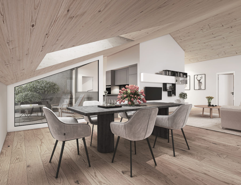 Neubau mit 4 Eigentumswohnungen in 7402 Bonaduz - Dachgeschoss