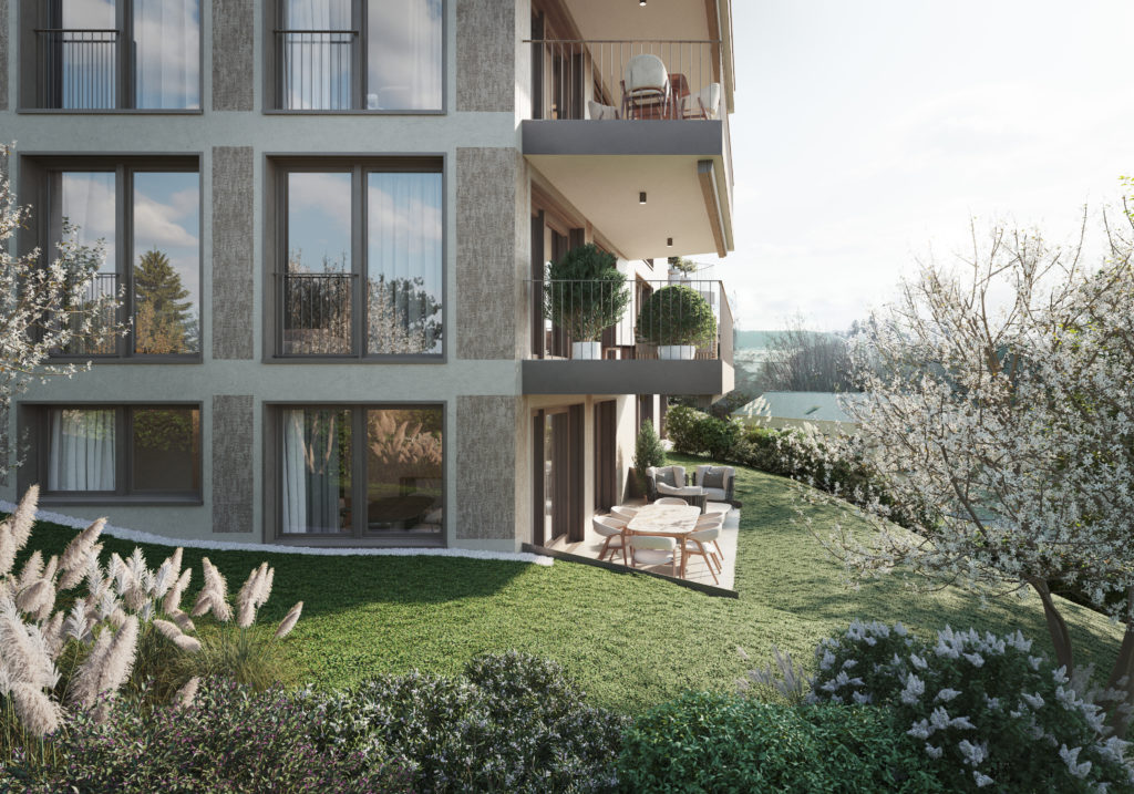 hochwertige 2.5-Zimmer-Wohnung in Birmensdorf - Xania_Howielstrasse_04_Garden_E