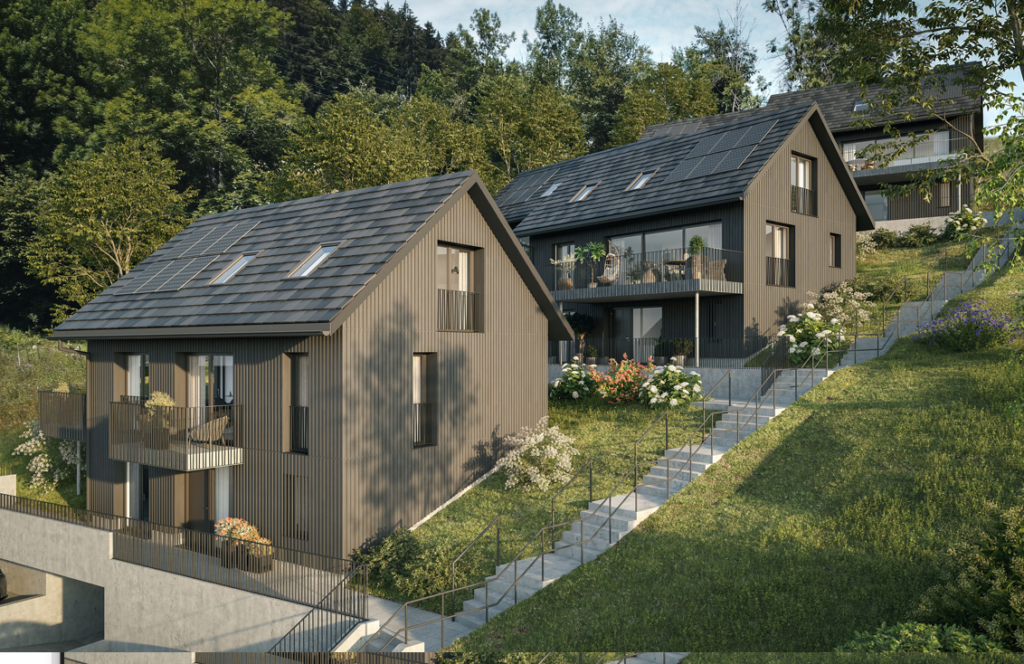 Im Schüracher - 5 Einfamilienhäuser in Waltenstein - Aussenansicht