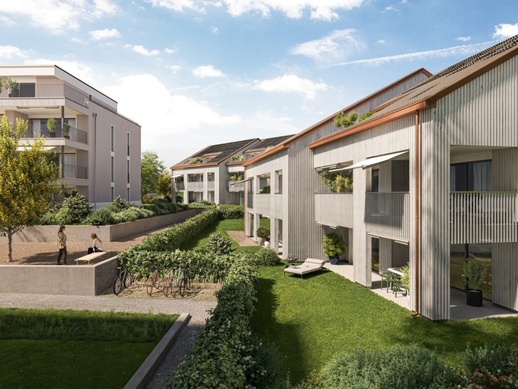 Neubauprojekt Coll d'Or - Winterberg ZH - Winterberg_Aussen_Baufeld-O