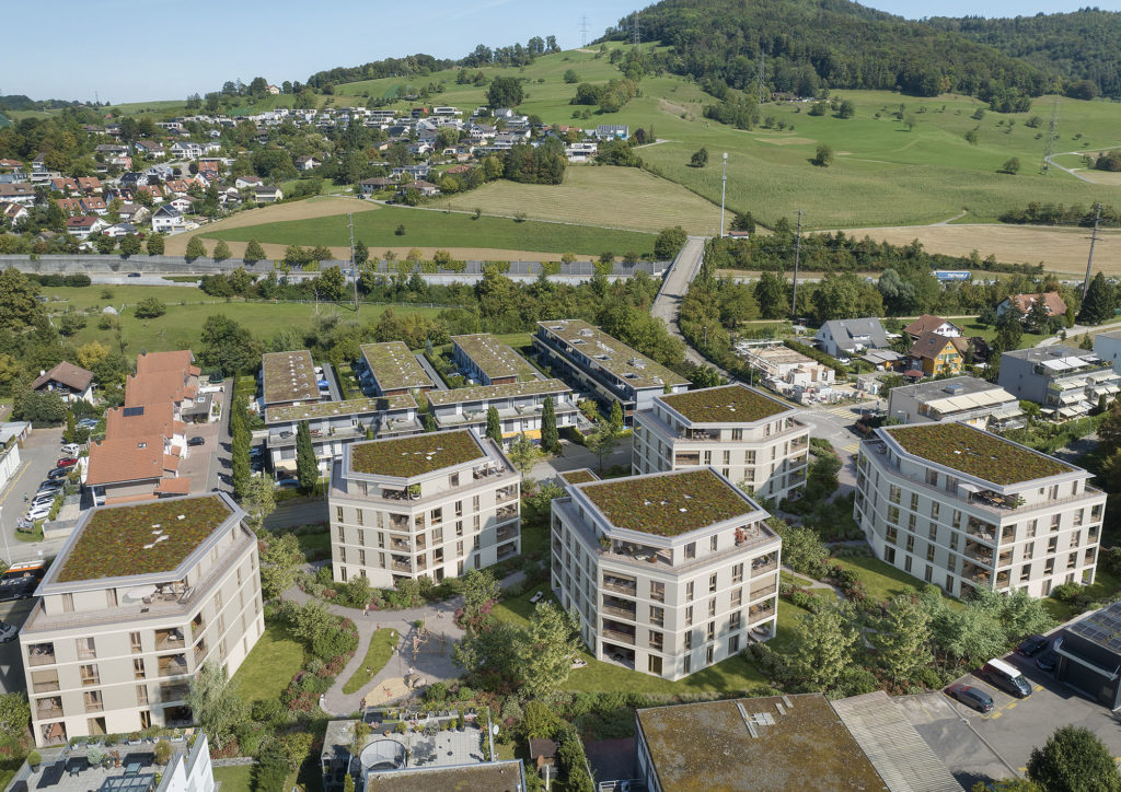 Frick: Attraktive Mietwohnungen - Aussenvisualisierung