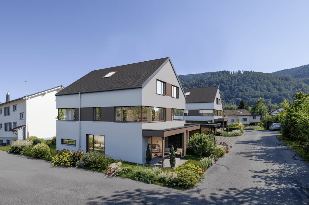 5.5-Zimmer Doppeleinfamilienhäuser in Buttikon - Aussen