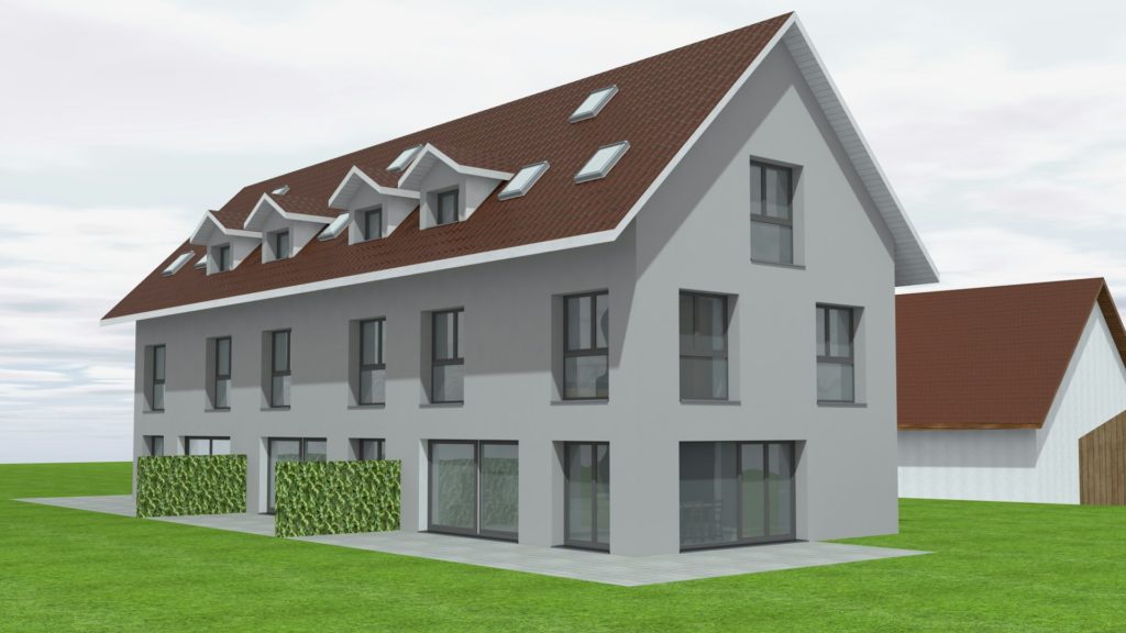 Projektankündigung an grüner Lage in Attikon - 0719 Attikon 240722 Visu REFH
