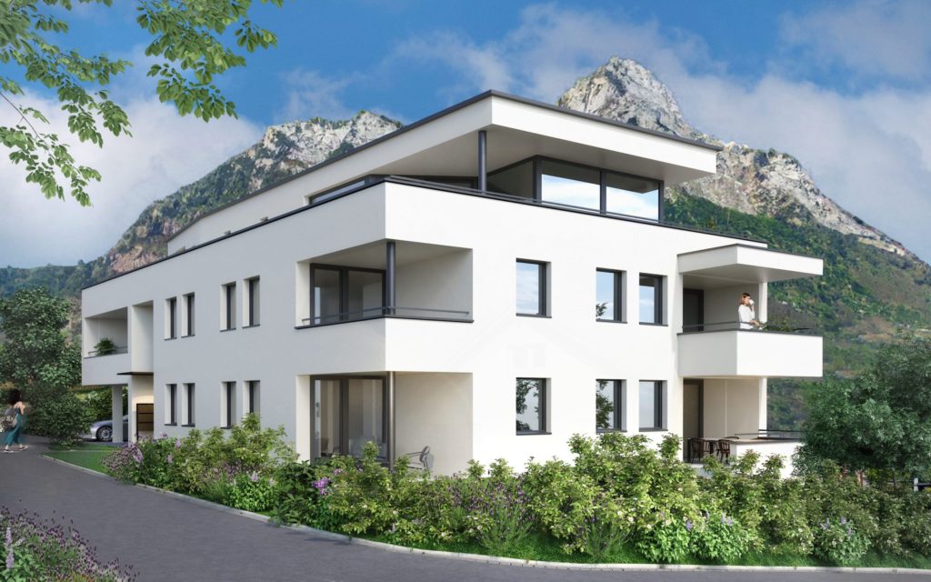 Mehrfamilienhaus Punkt 5 im Zentrum von Mels - Punkt5_Aussen