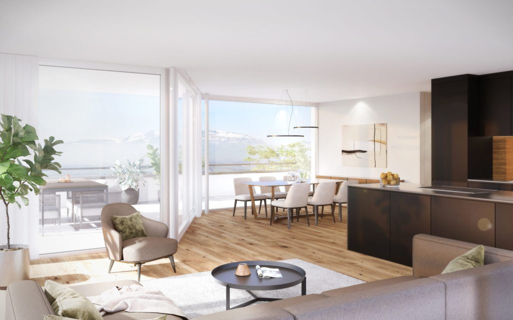 Mehrfamilienhaus Punkt 5 im Zentrum von Mels - Punkt5_Innen_2