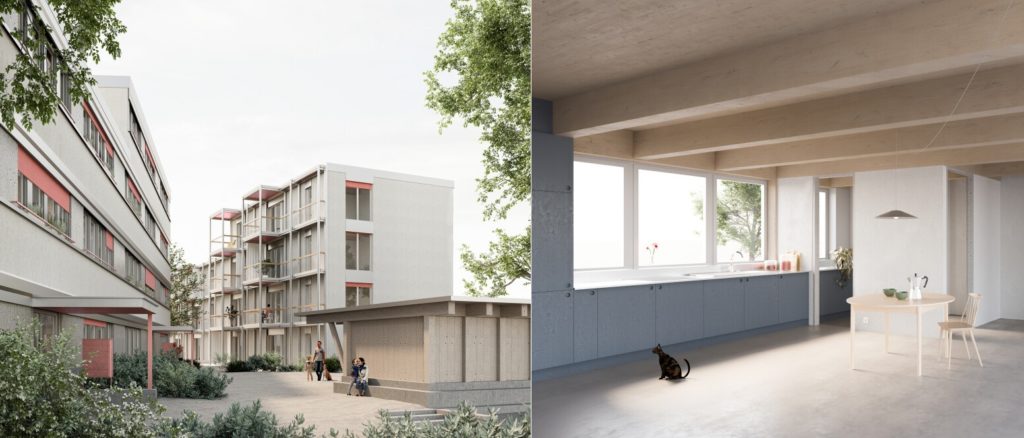 Innovativer Neubau in Winterthur-Wülflingen - Visualisierung