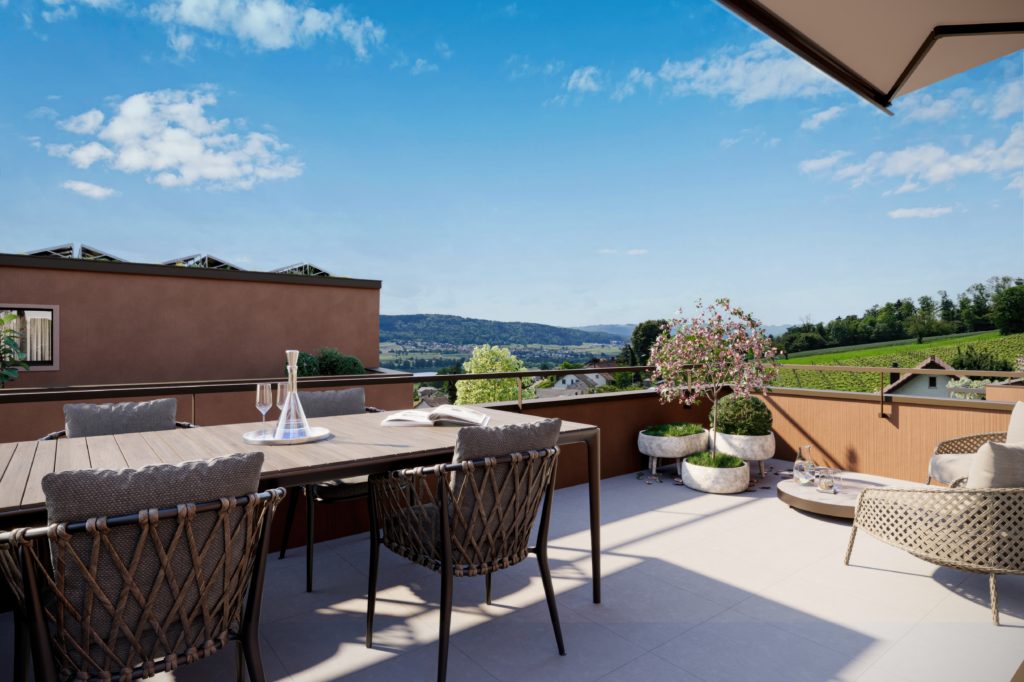 «La Viña» in Buchs ZH: Exklusiver Wohnraum - Balkon
