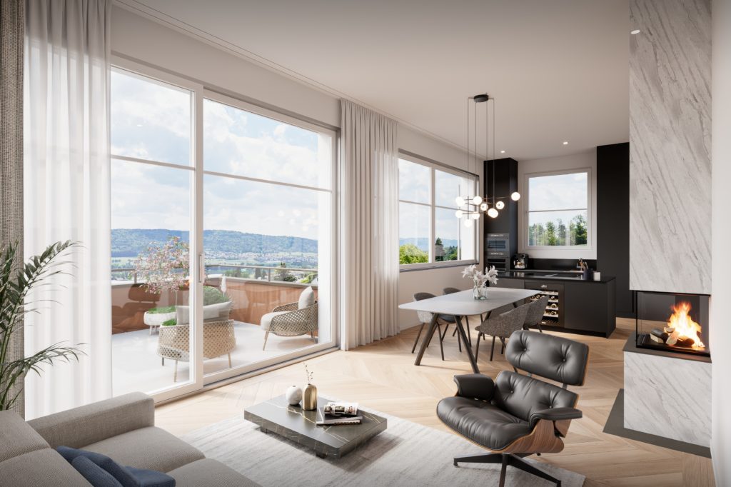«La Viña» in Buchs ZH: Exklusiver Wohnraum - Wohnzimmer