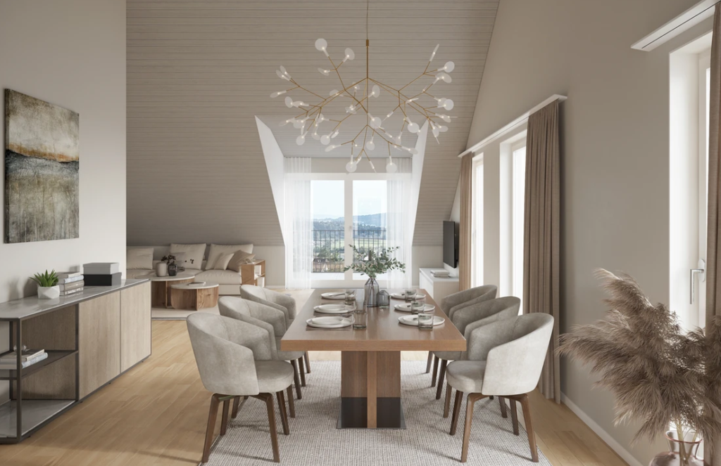 gemütliche 3.5 Zimmer-Dachwohnung - Gossau ZH Bertschikerstrasse 35 Dachwohnung