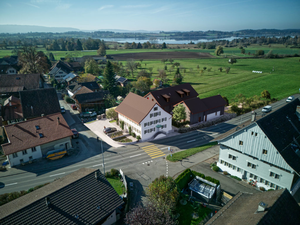 Projektankündigung in Auslikon am Pfäffikersee - Visualisierung