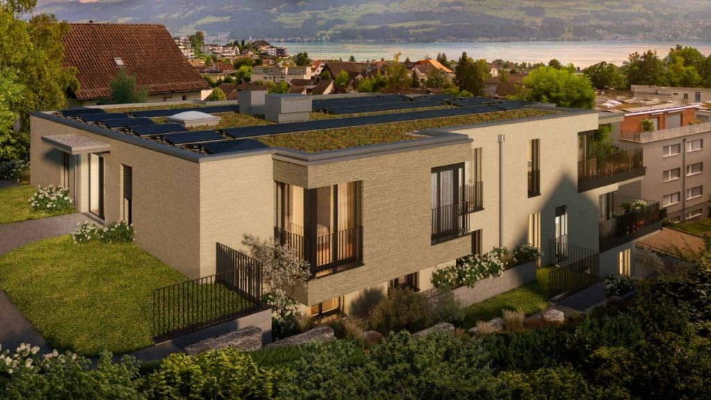 Mehrfamilienhaus mit 5 Wohneinheiten - Stäfa Glärnischstrasse 49.jpg von Hinten