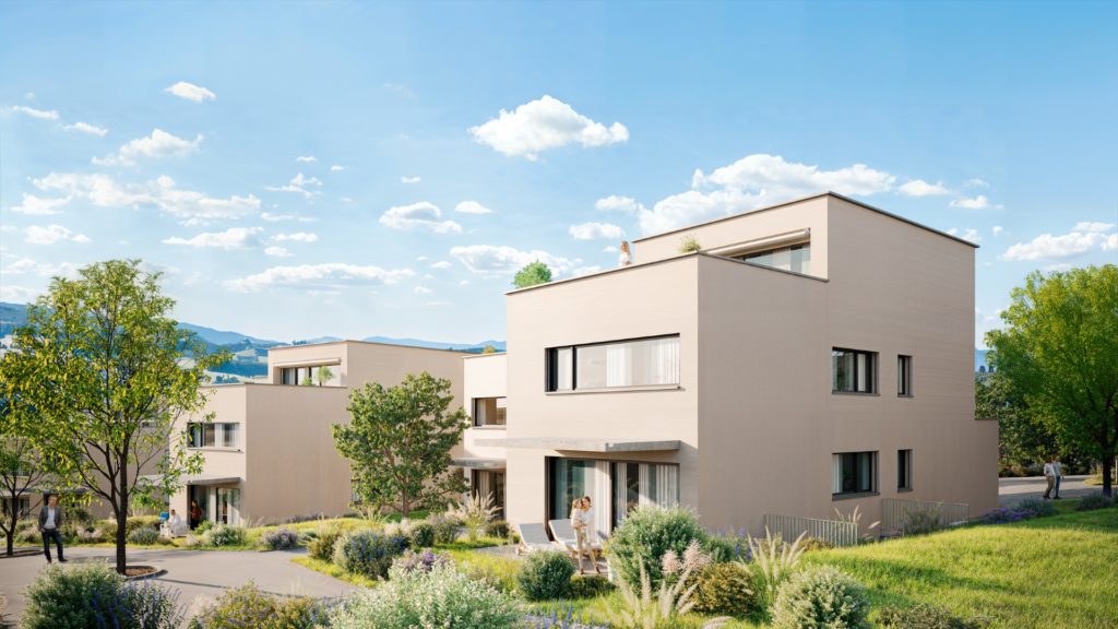 Hohliebi Fahrwangen - freistehendes EFH Typ A - Aussenvisualisierung
