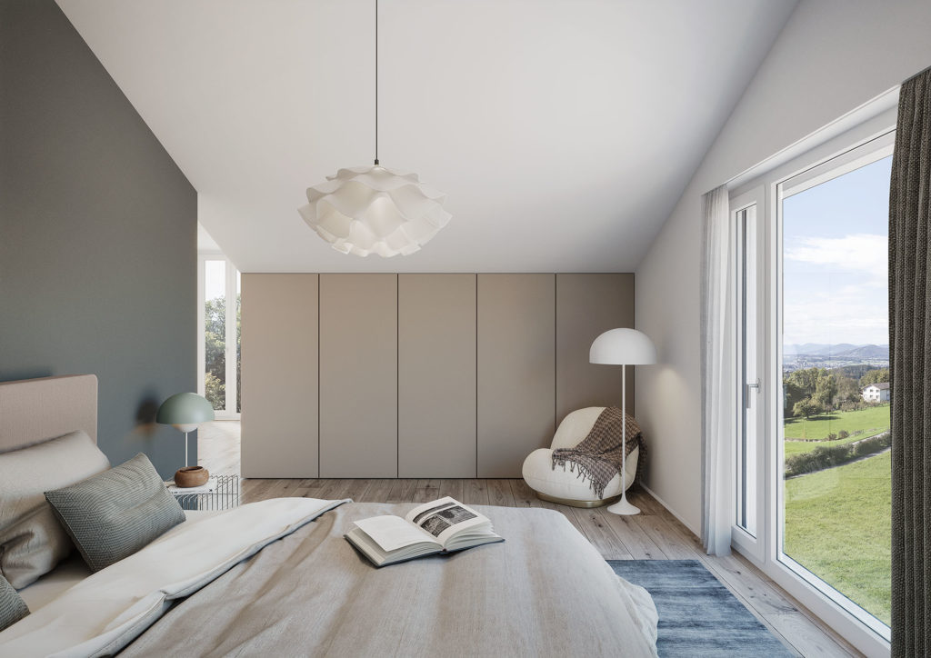 Natur. Weitsicht. Zuhause. «LIORA» in Remetschwil - Innenvisualisierung