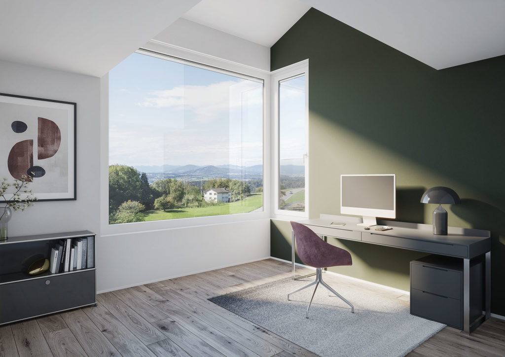 Natur. Weitsicht. Zuhause. «LIORA» in Remetschwil - Innenvisualisierung
