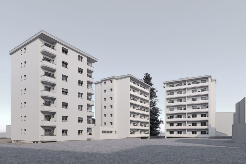 Annuncio del progetto - Bellinzona TI - Visualizzazione esterna