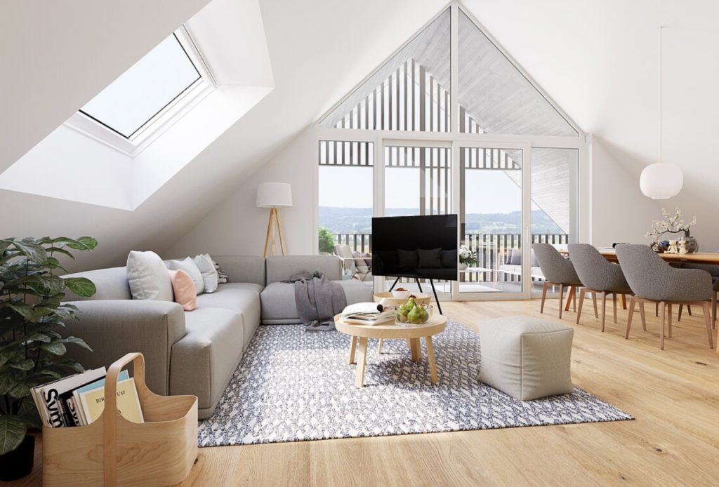 moderne 5.5 Zimmer-Maisonette-Dachwohnung - Uster Alte Riedikerstrasse 7a. Dachwohnug